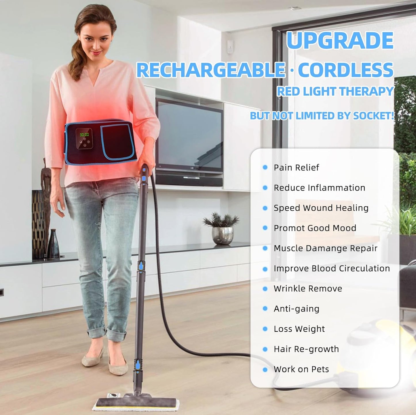 Cordless Infrared Red Light Therapy Belt